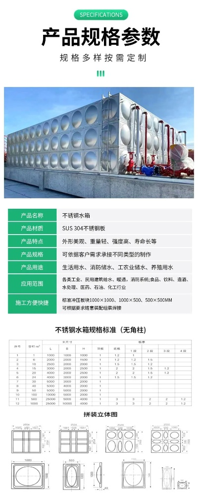 不锈钢水箱2立方价格表及选购指南