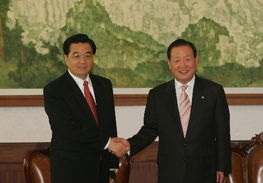 韩国国会议长禹元植抵京深化交流，共谋发展之道