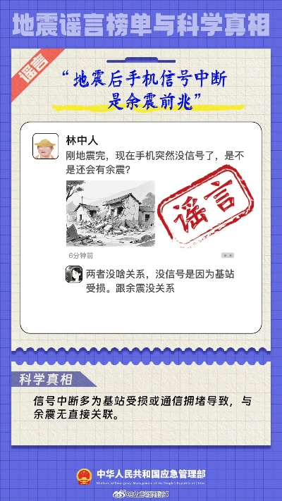 警惕！地震谣言不可信